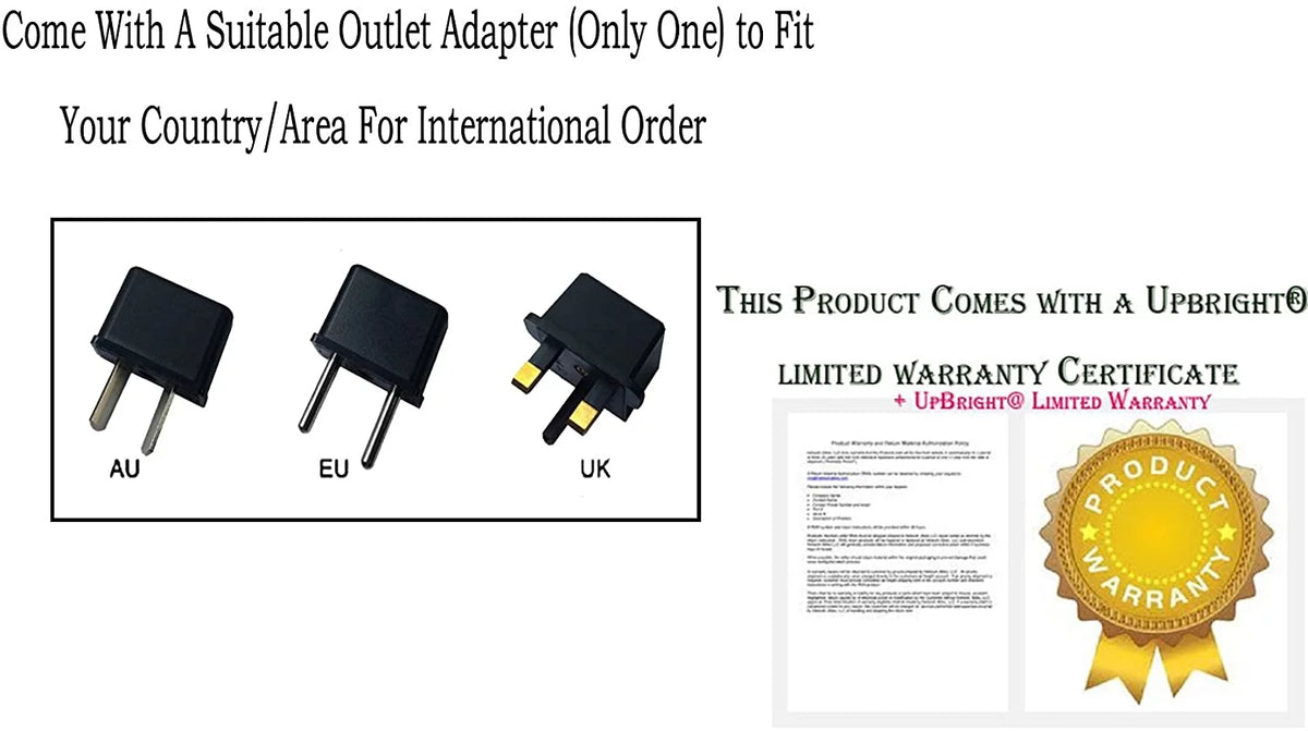 Global AC / DC Adapter Switching Power Supply Cord Cable PS Charger E408