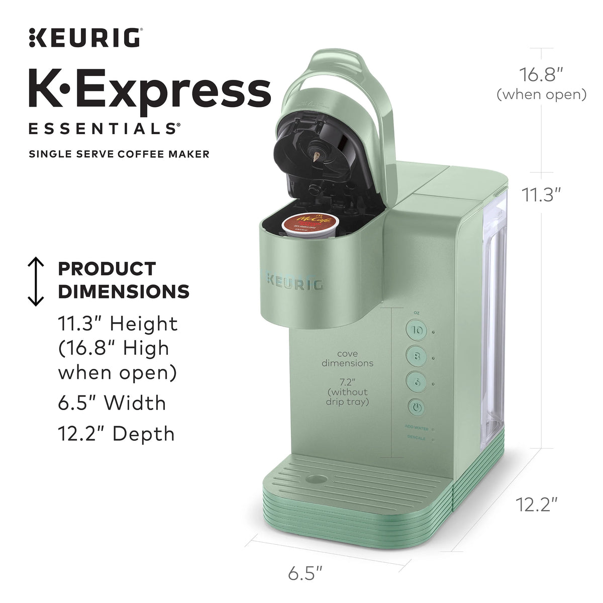 Single Serve K-Cup Pod Coffee Maker, Black E63541