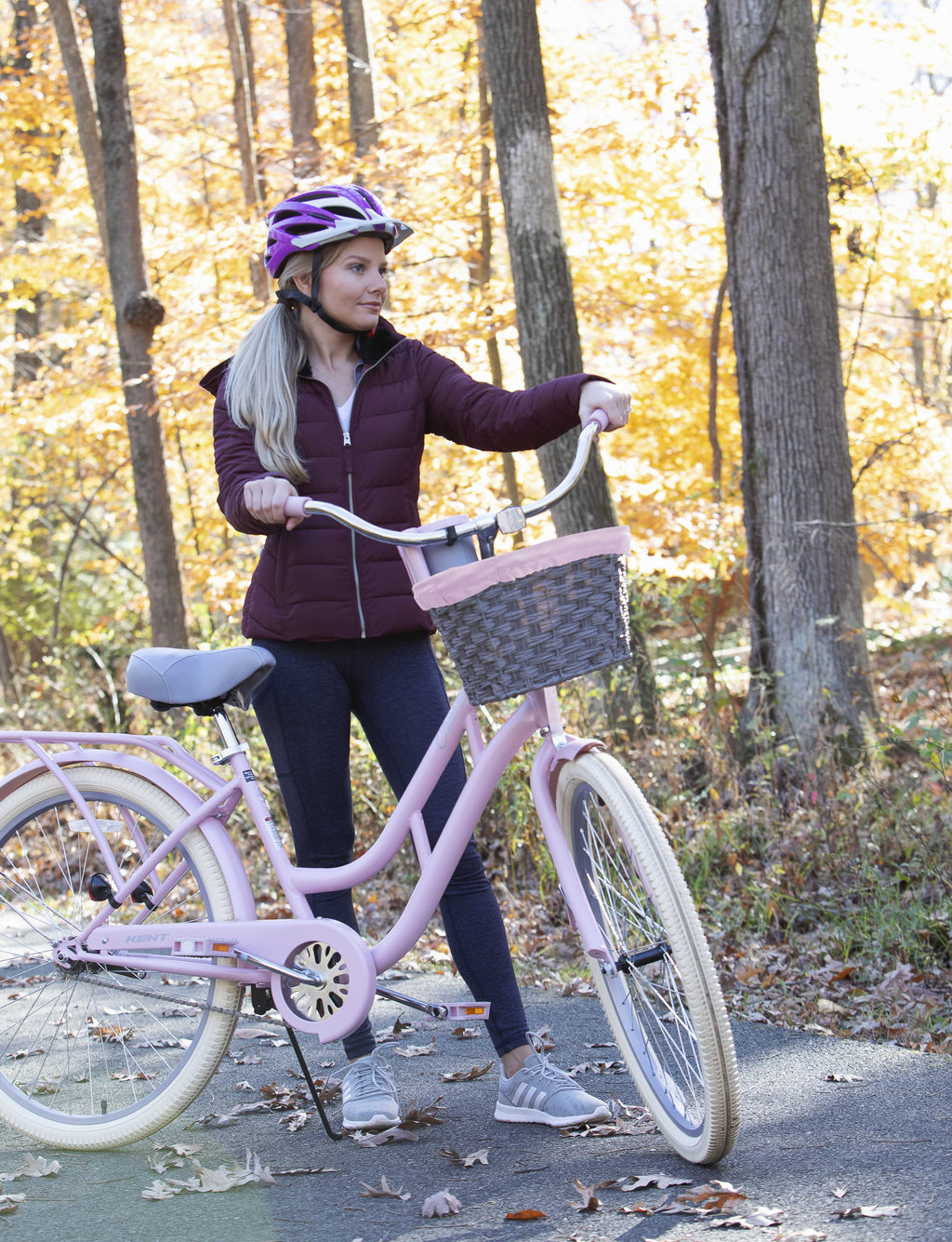 Pink Cruiser Bike E7351