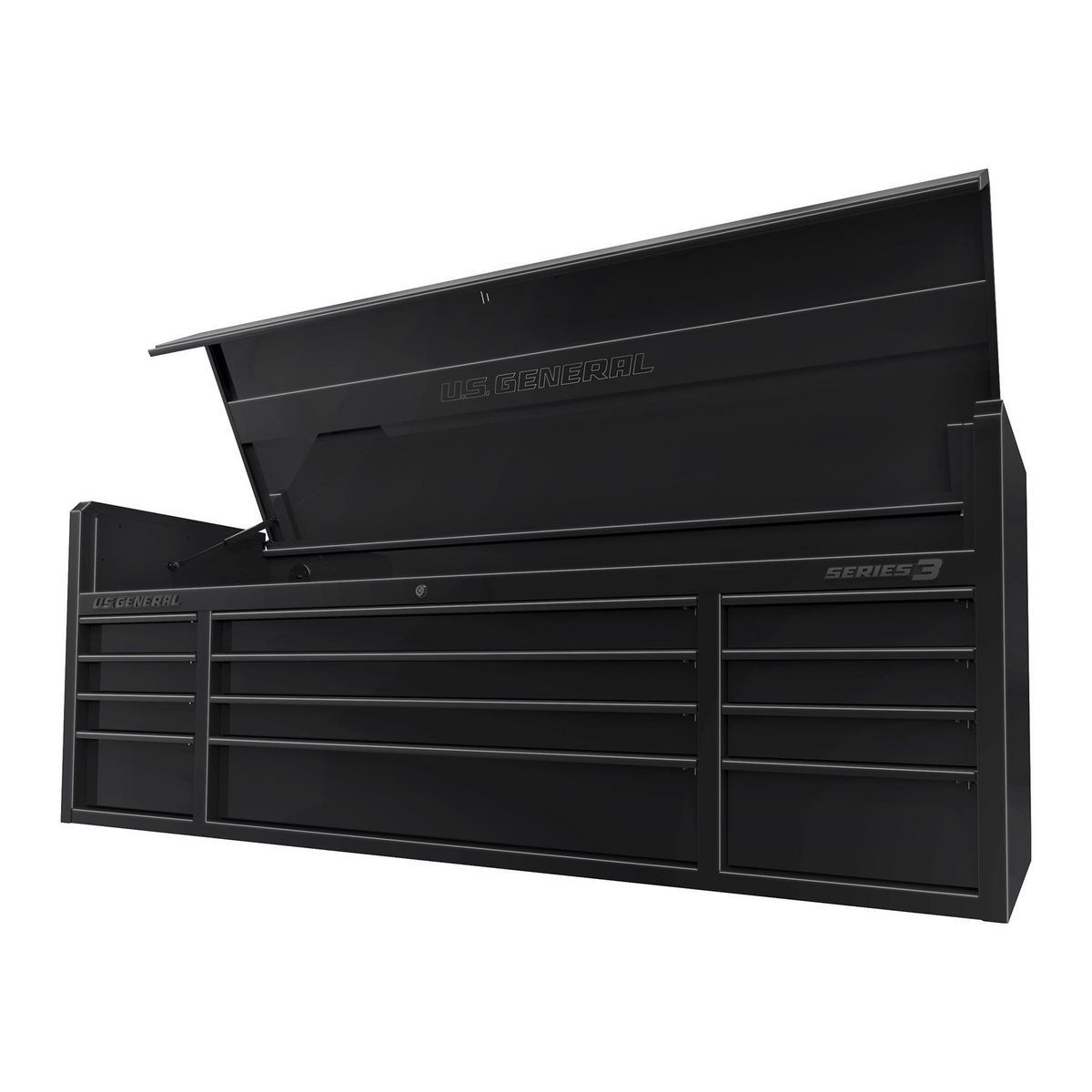 72 in. x 22 in. Triple Bank Top Chest, Red M62434