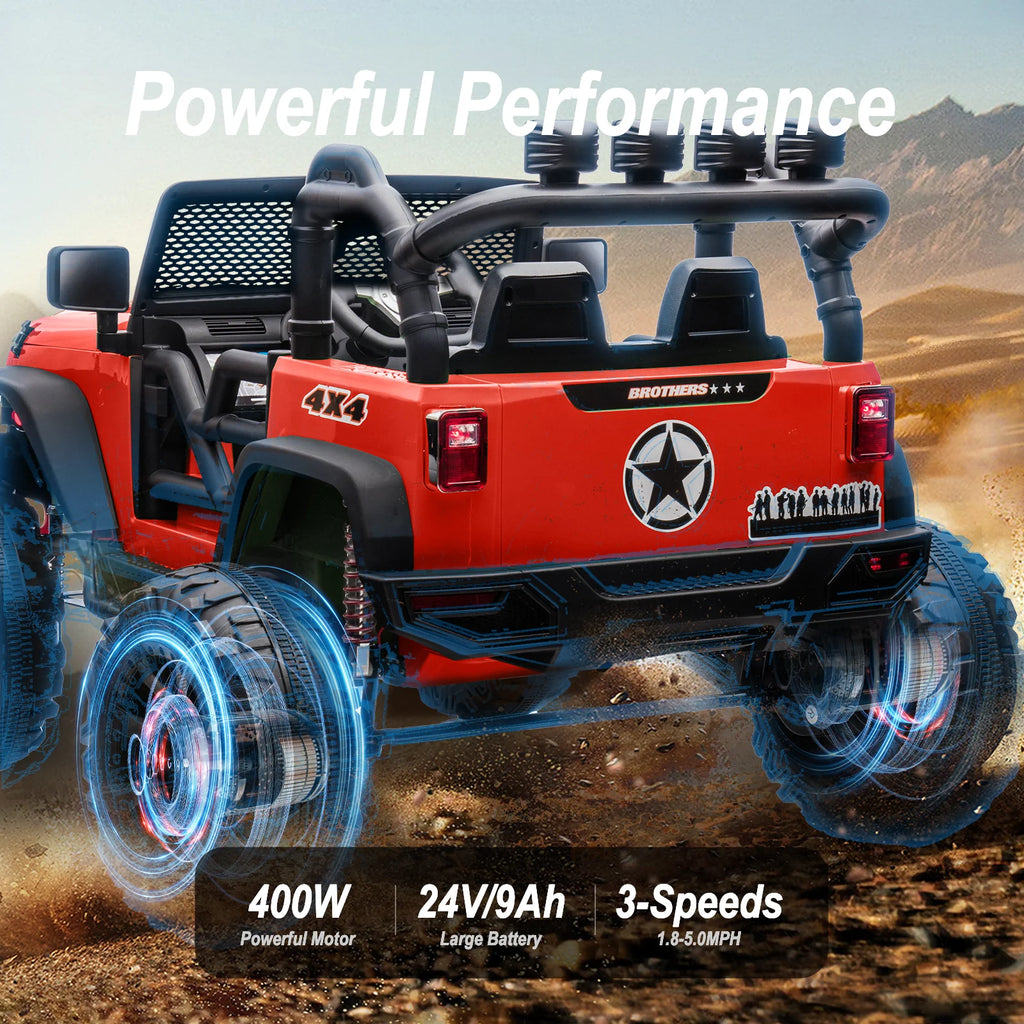 24V 2 Seater Kids Ride on Truck Q85626