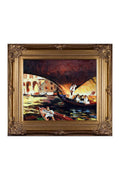 Hand Painted Framed Oil Reproduction on Canvas R773