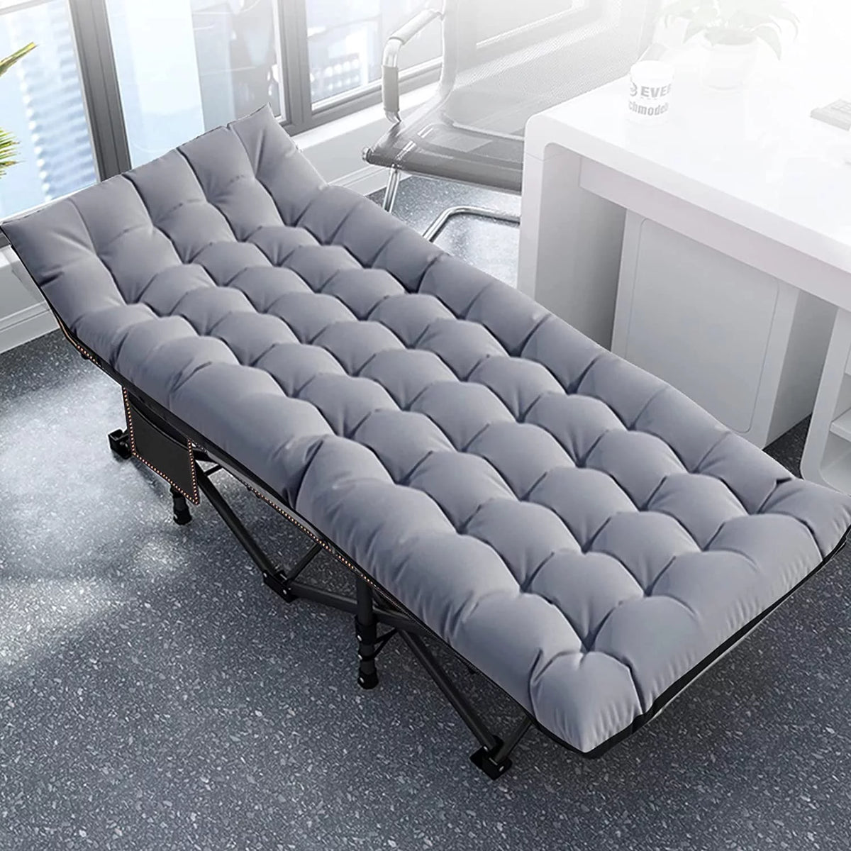 Folding Bed with 3.3 Inch Mattress & Carry Bag I6852