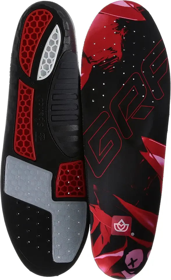 Black Red Maximum Performance Insoles Q1271