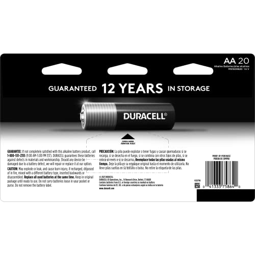 AA Alkaline Batteries 20 Count G745