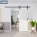 30 inches x 84 inches White Sliding Barn Door with Hardware Kit Z590