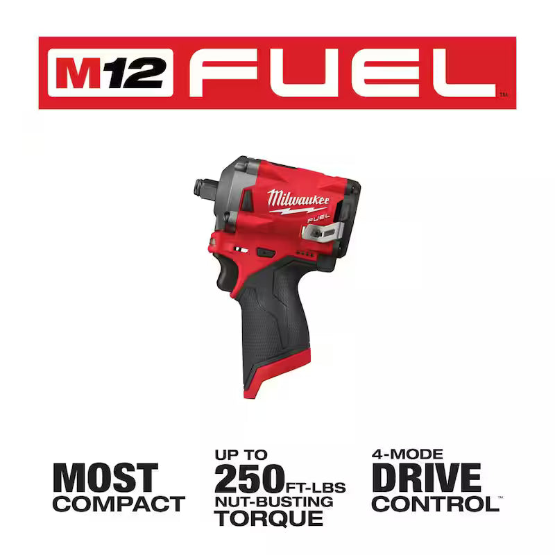 12V Li-Ion Brushless Cordless 3/8 in. Impact Wrench C508