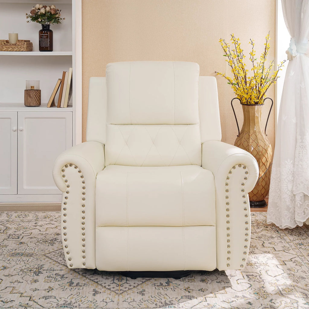 Oversized Air Leather Power Lift Recliner Chair with Footrest Z586