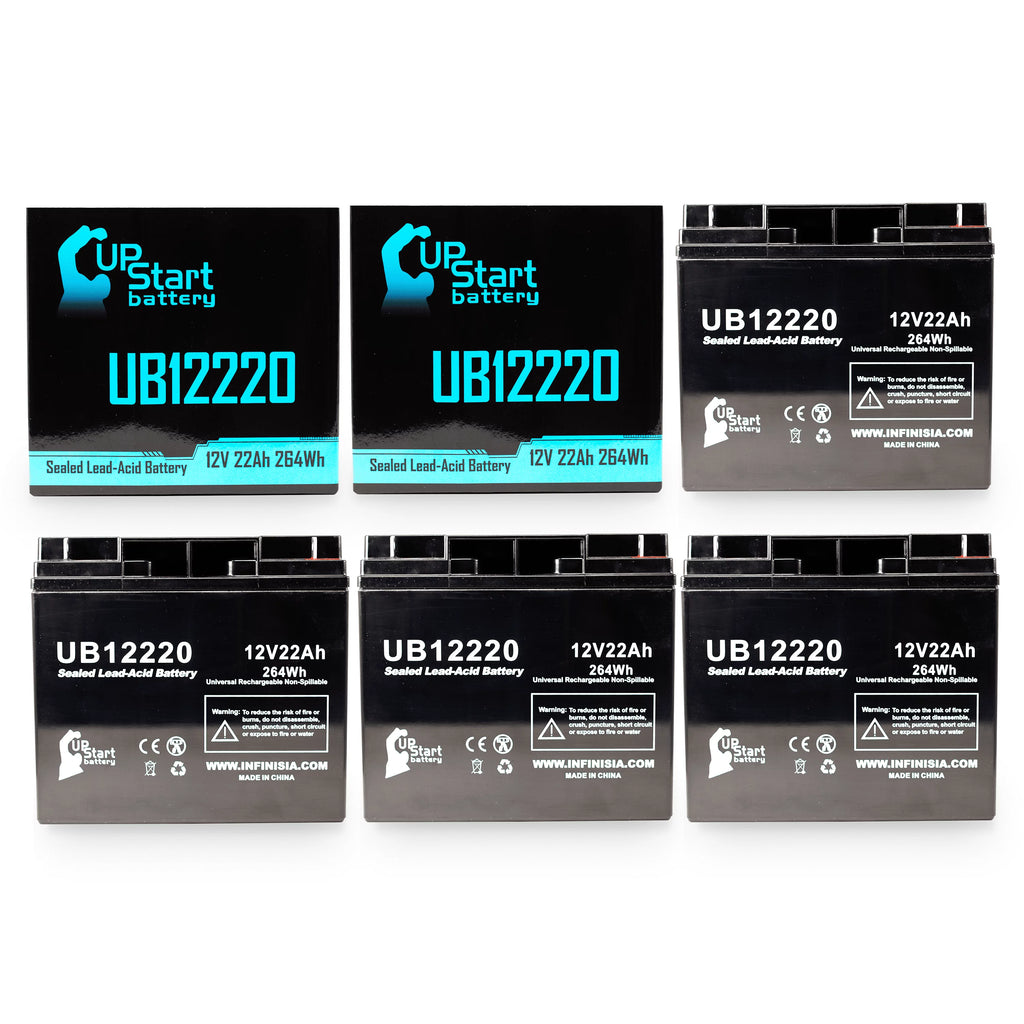 4x Pack 12V 22Ah Sealed Lead Acid Battery J309