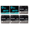 4x Pack 12V 22Ah Sealed Lead Acid Battery J309