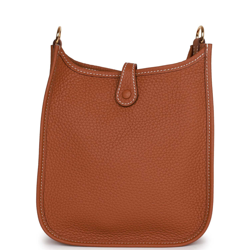 Gold Clemence Leather Bag A51861