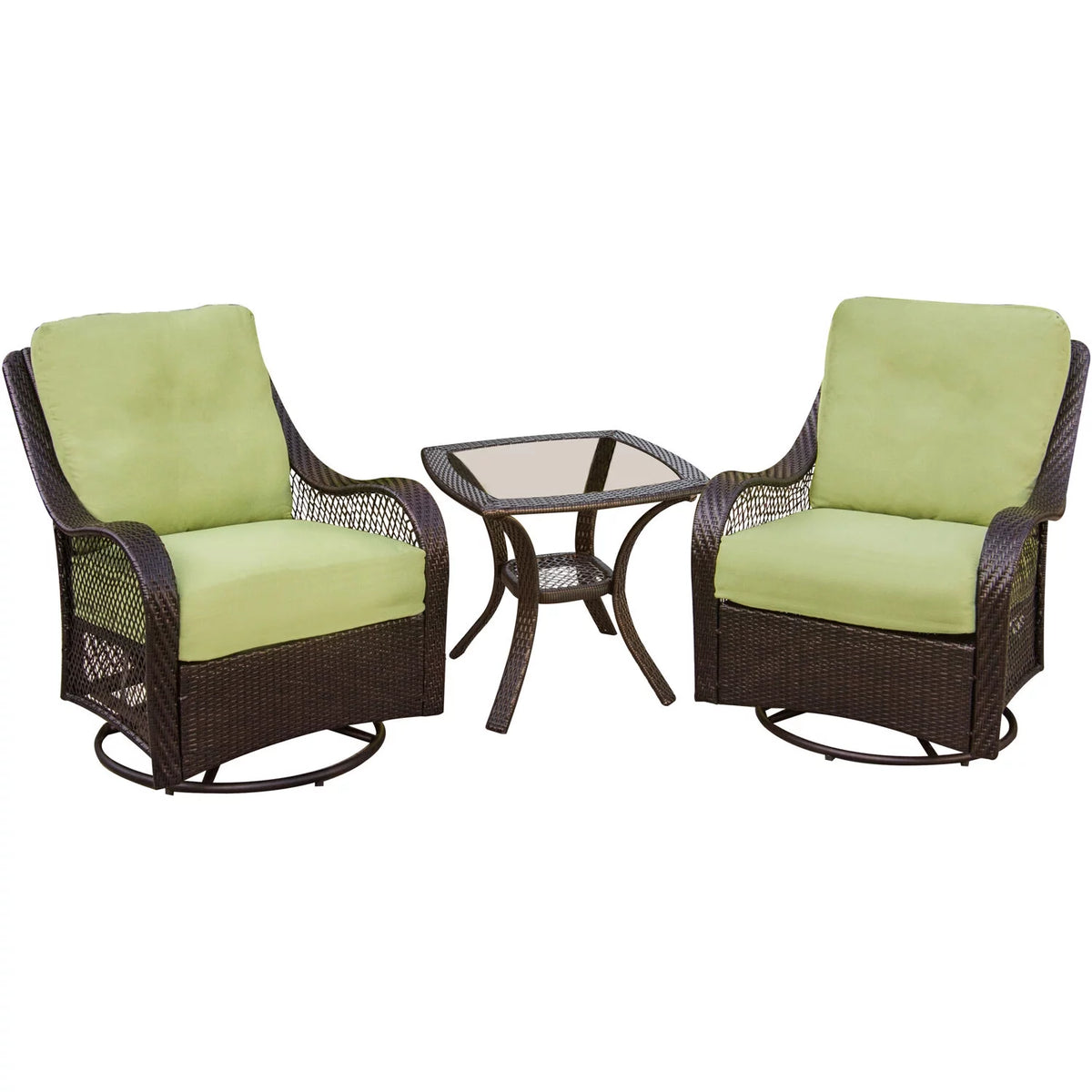 3-Piece Patio Chat Set in Green Y797