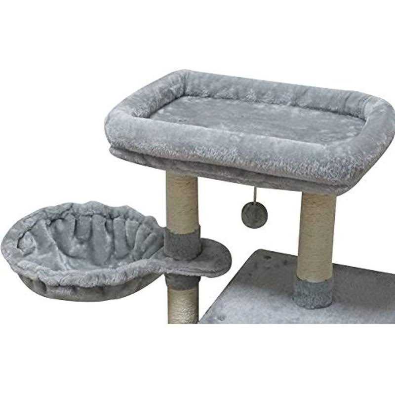 Cute Cat Tree Kitten Cat Tower with Sisal Scratching Posts T618