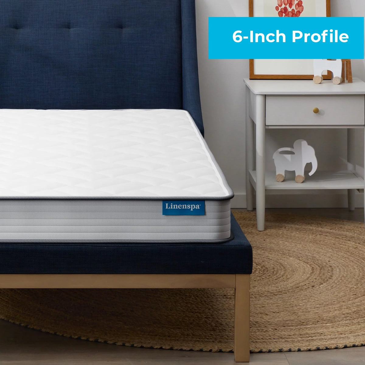 6 Firm Tight Top Innerspring Mattress, Twin XL P851095