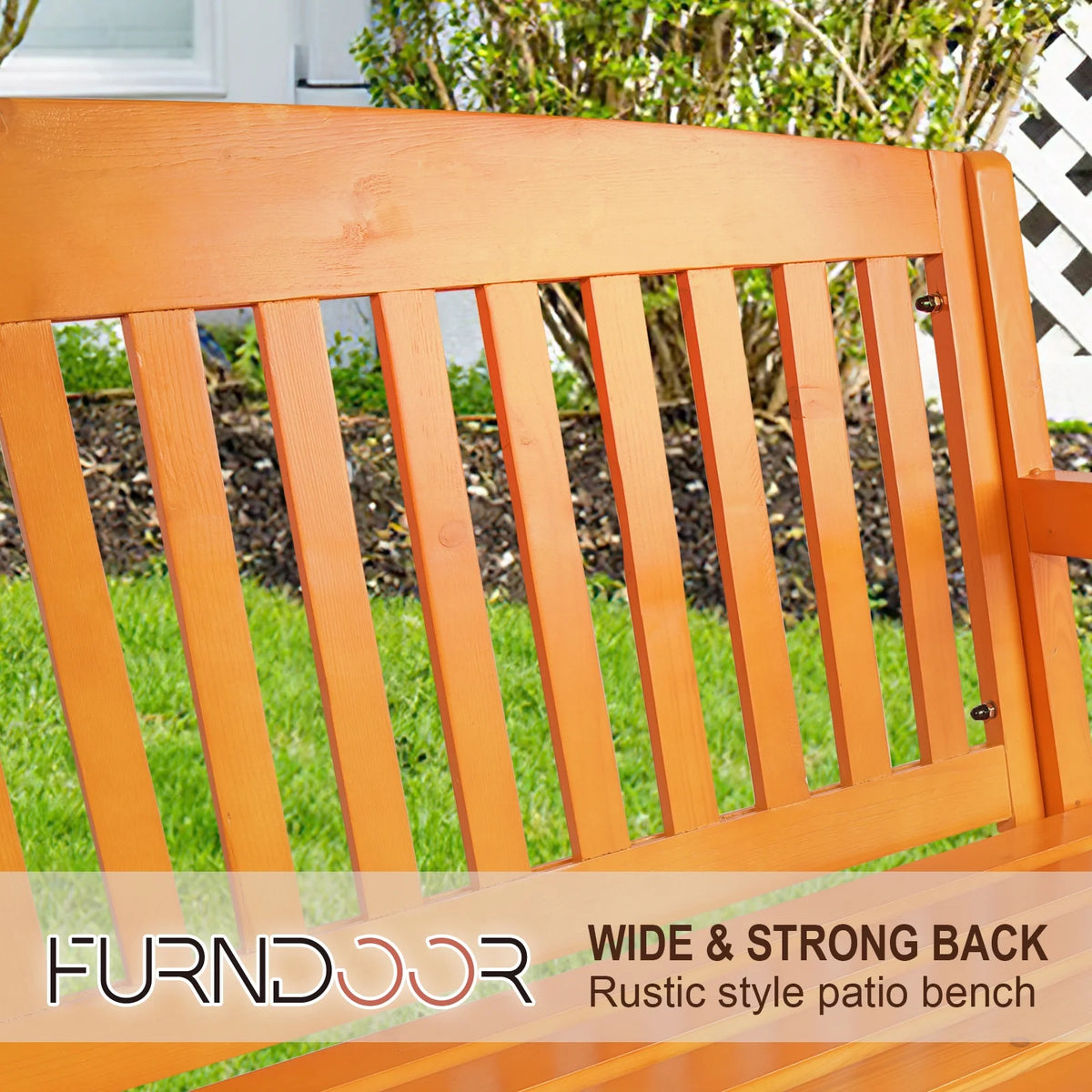 3 Person Wood Outdoor Bench Z2410