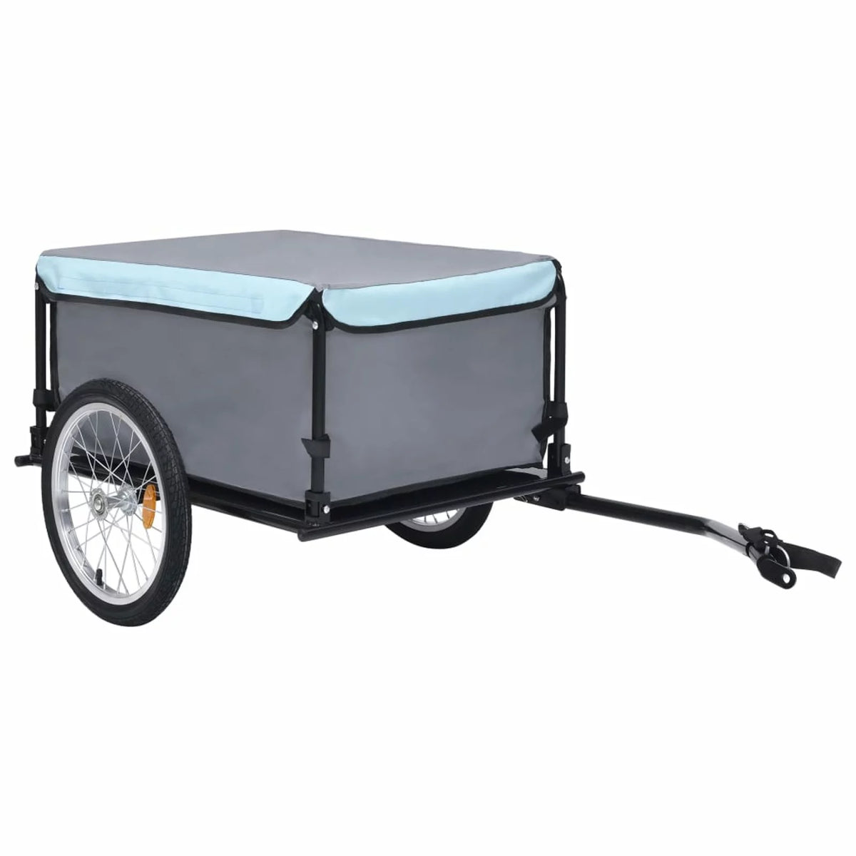 Bike Cargo Trailer with Foldable Drawbar and Removable Cargo Compartment 2 Wheels O260