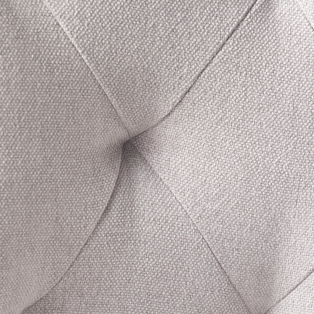 Light Grey Fabric Dining Chair Set of 2 Q138