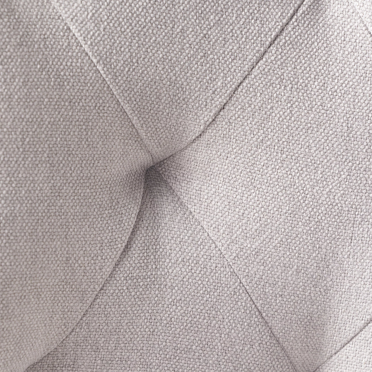 Light Grey Fabric Dining Chair Set of 2 Q138