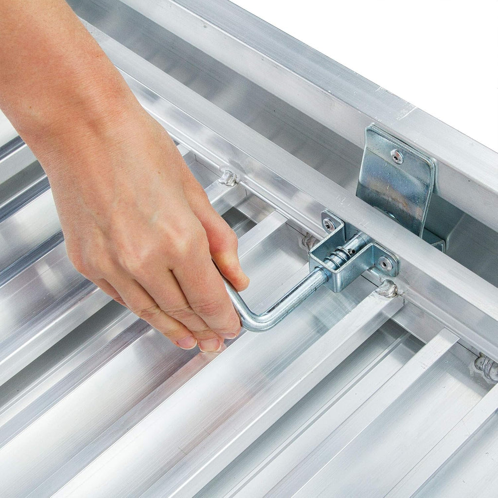 Aluminum Cargo Carrier with Ramp V9754