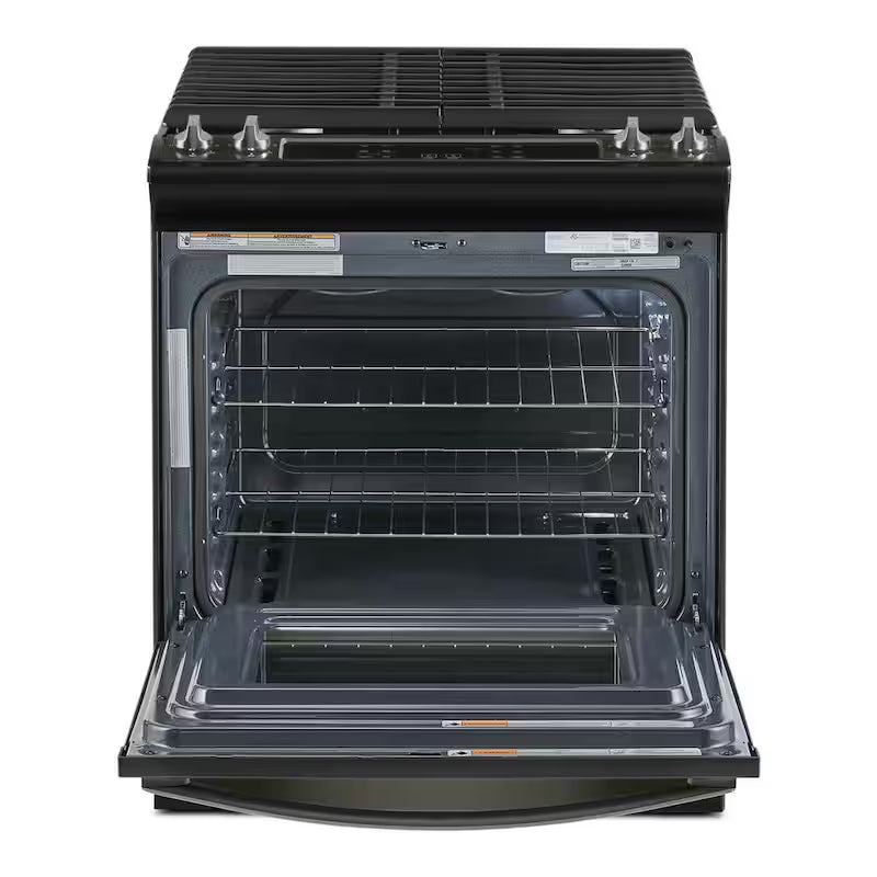Black Stainless Gas Range C1849