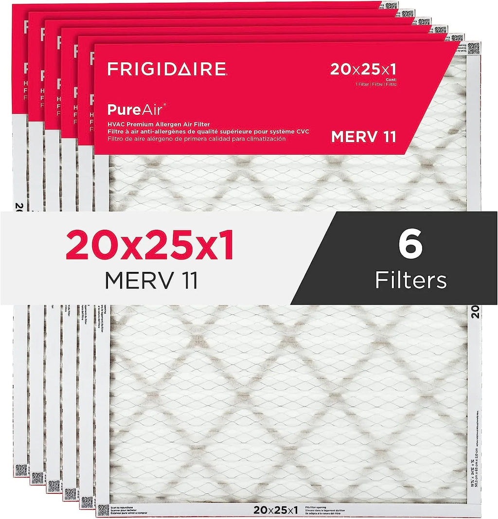 20" x 25" x 1" MERV 11 Air Filter 6 Pack F4839