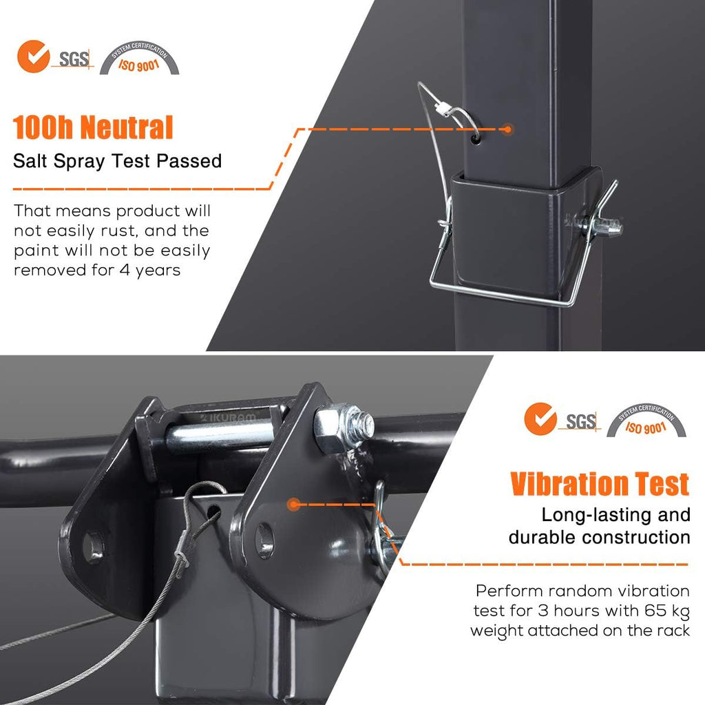 4 Bike Hitch Mount Foldable Bicycle Rack L2656