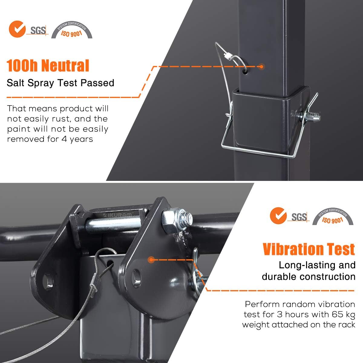 4 Bike Hitch Mount Foldable Bicycle Rack L2656