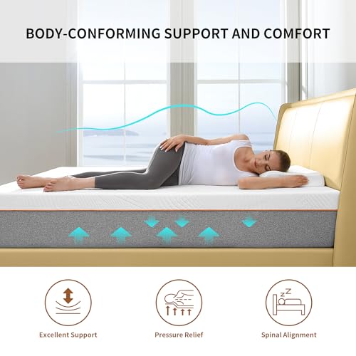 10 Inch King Size Gel Memory Foam Mattress R502