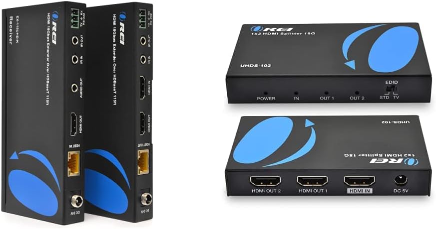 4K 60Hz HDMI Extender over Cat5e/6 Ethernet LAN cable E4485