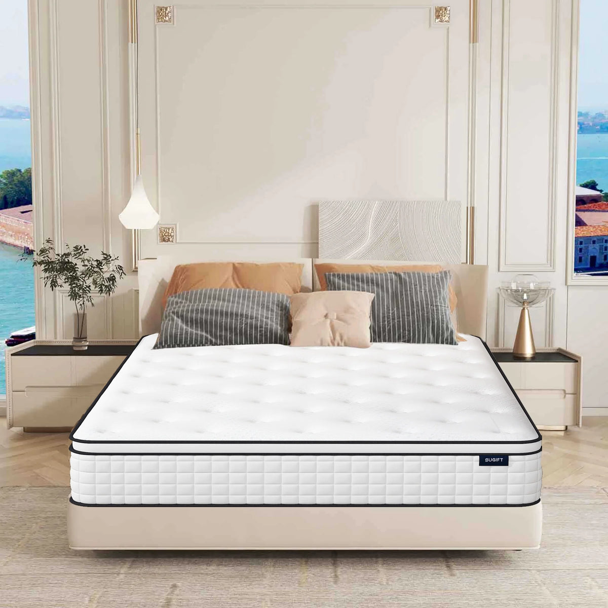 Queen Plush Gel Memory Foam Spring Mattress G333762