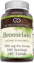 Bromelain 500 mg 240 Tablets Supplement S297