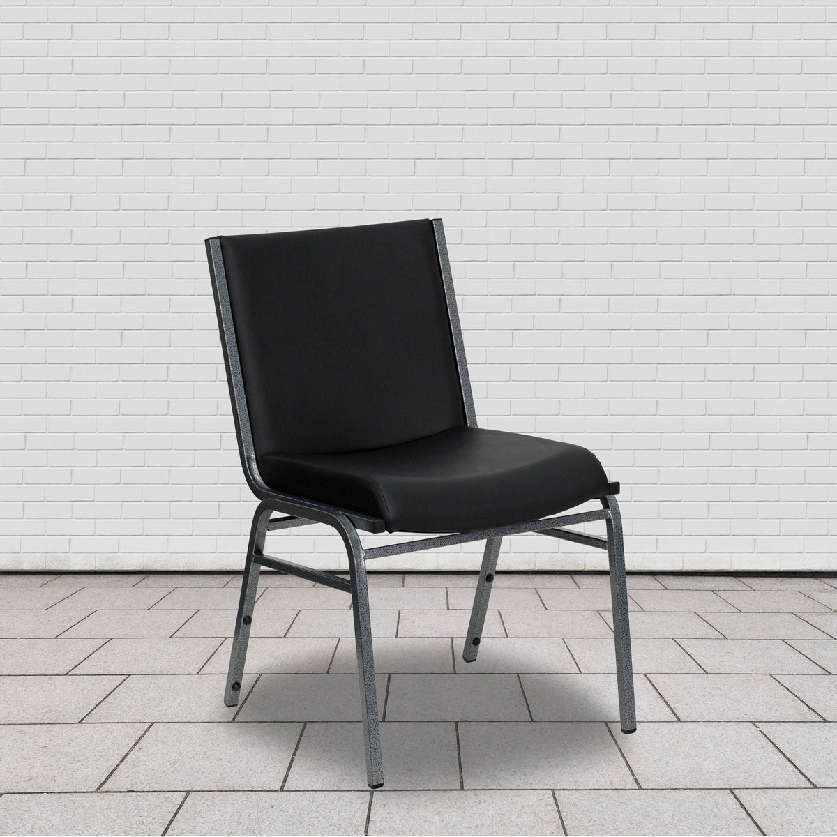 Black Metal Stack Chair E398076