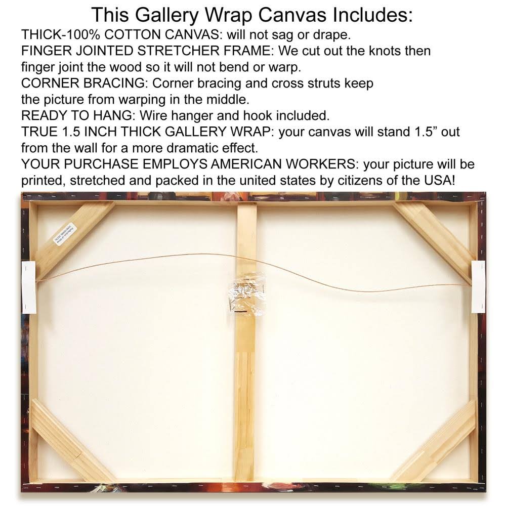 Fine Art Giclee Print on Gallery Wrap Canvas G58117