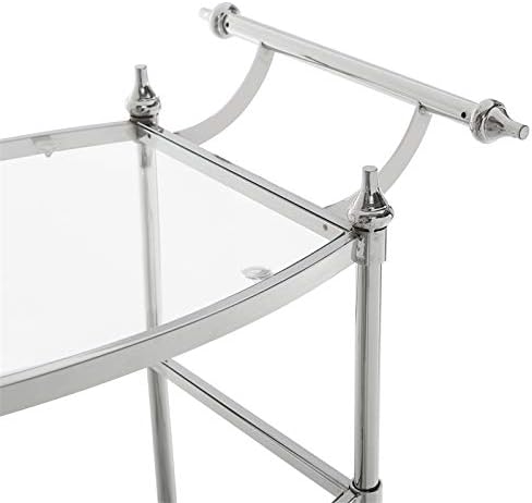 Metal Bar Cart in Chrome H95439
