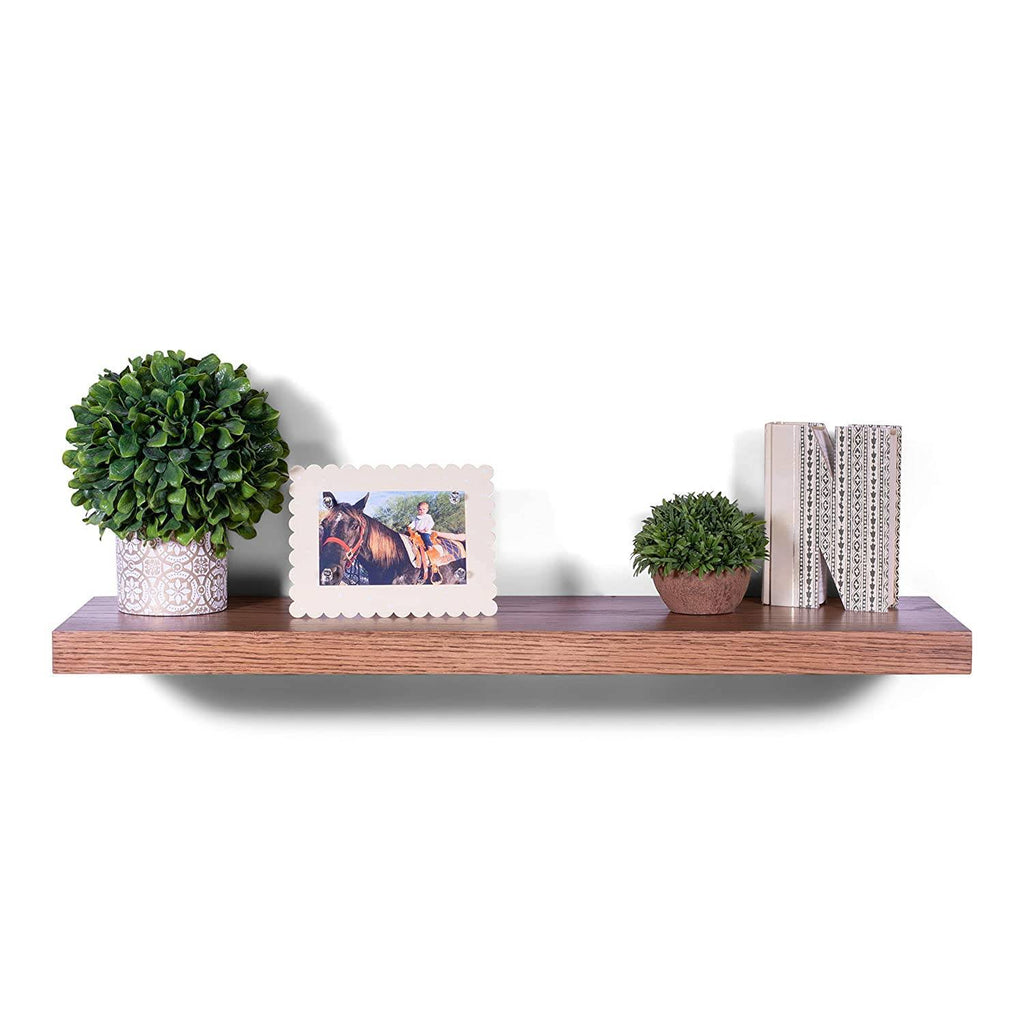 Solid Oak Wood Floating Shelf K719187