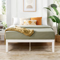 Queen Solid Wood Platform Bed with Wooden Slats V370174