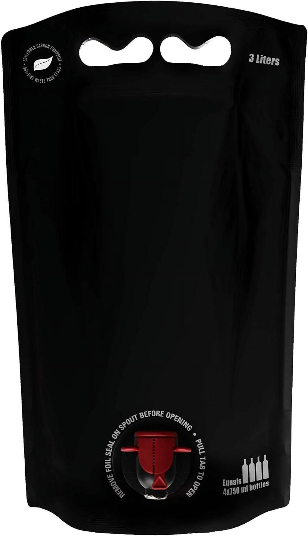 Black Wine Pouches 3 Pack Y1947