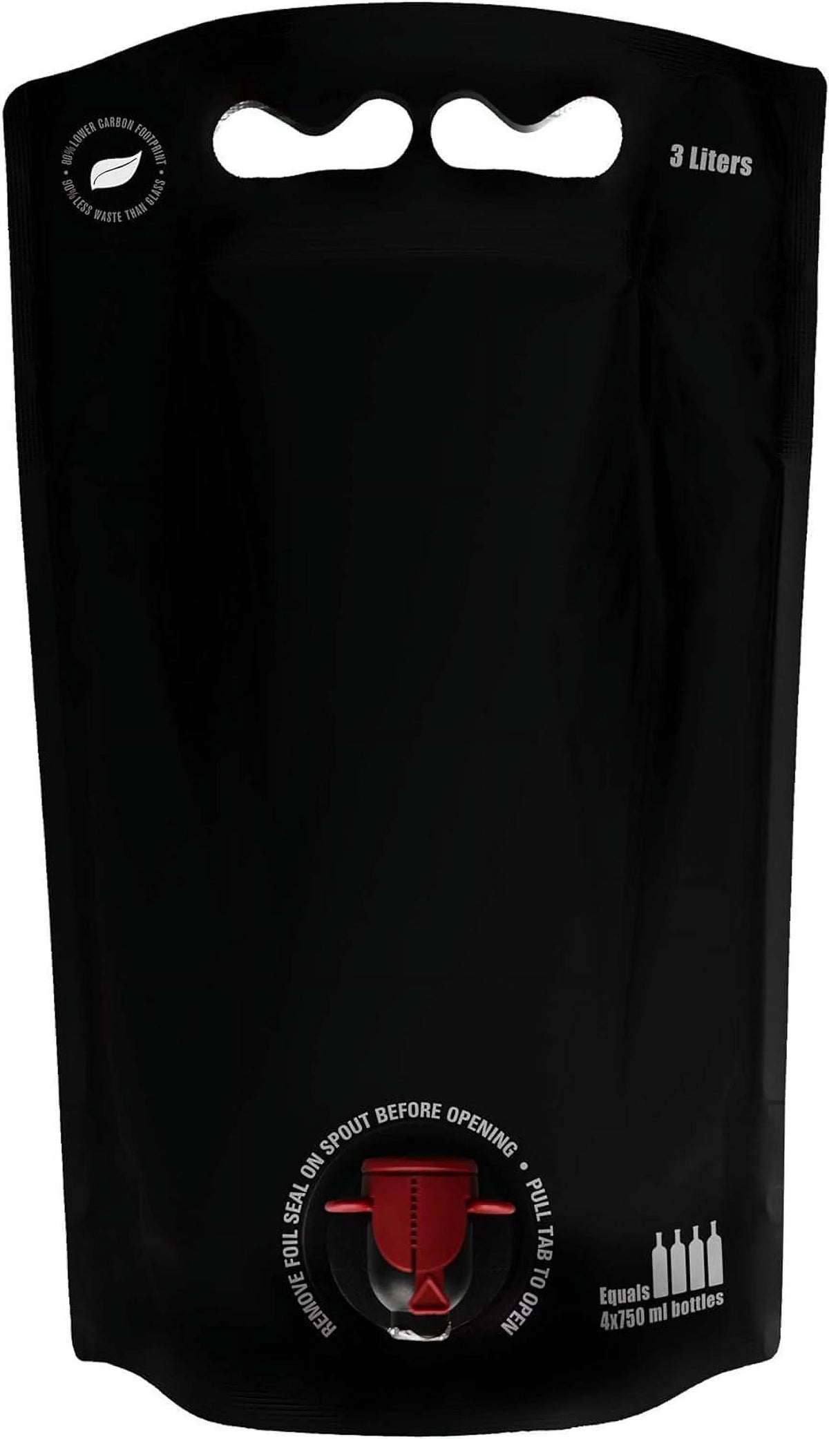 Black Wine Pouches 3 Pack Y1947