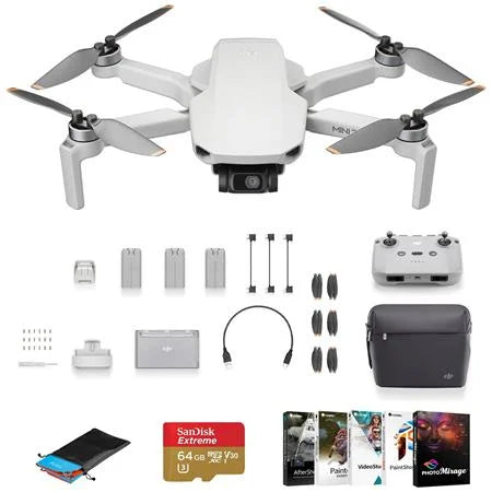 Mini 2 SE Drone Fly More Combo Bundle with 64GB microSD Card E9914