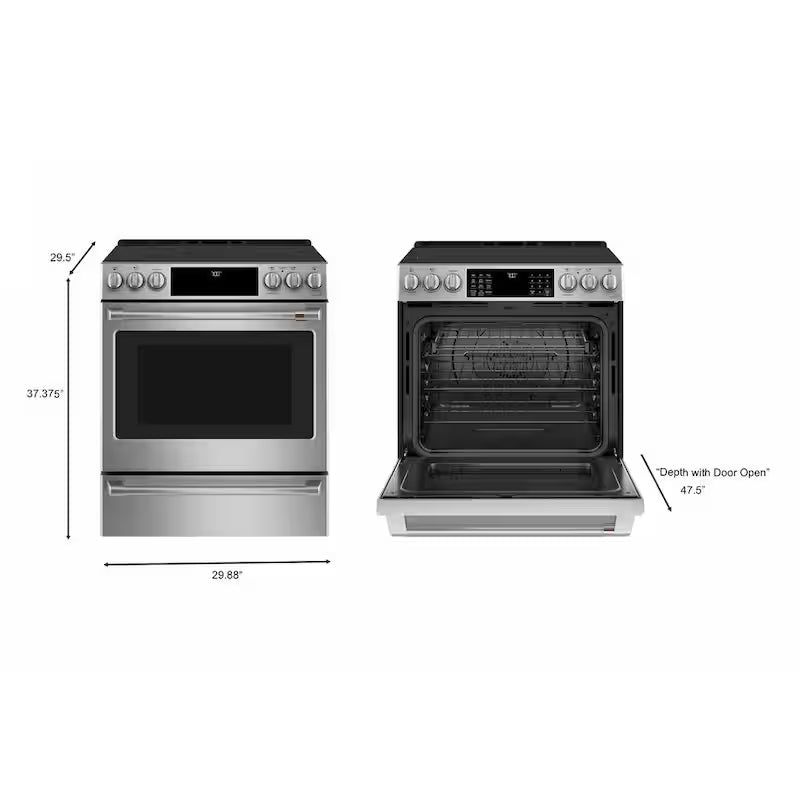 5.7 cu. ft. Smart Slide-In Electric Range with True Convection, Air Fry J204