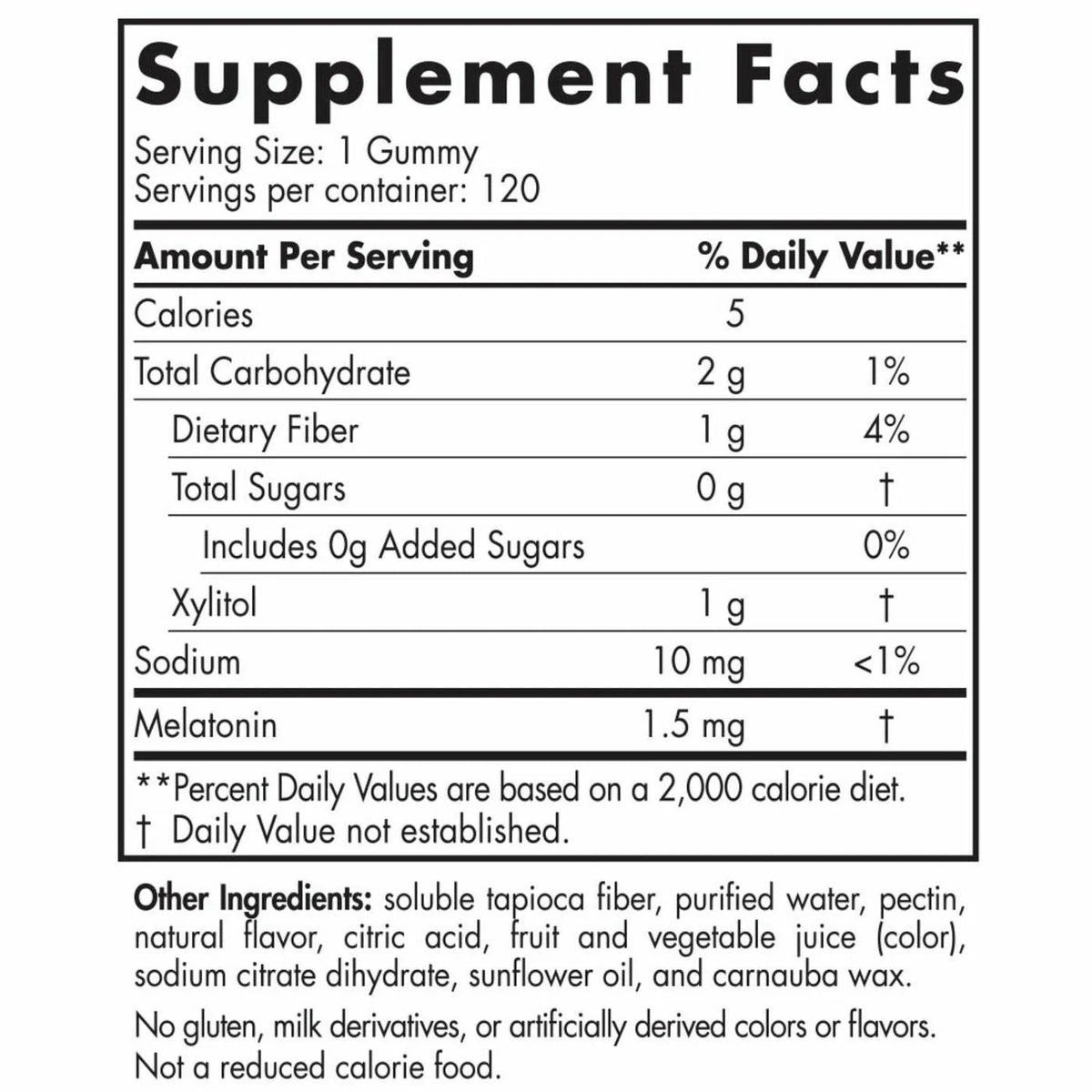 Zero Sugar Melatonin Gummies R895