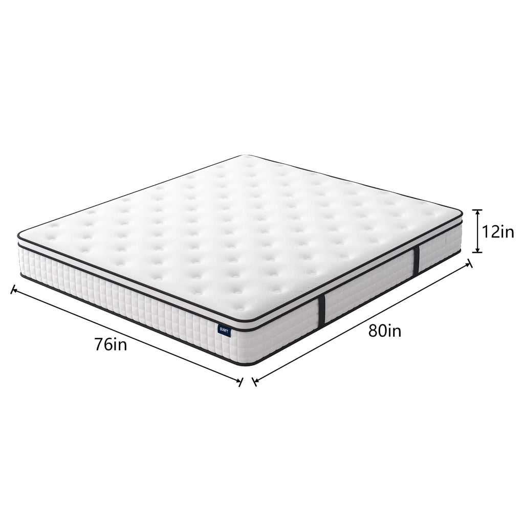 Queen Plush Gel Memory Foam Spring Mattress G333762