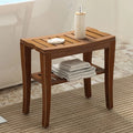 Bamboo Wood Non-Slip Shower Bench A9060