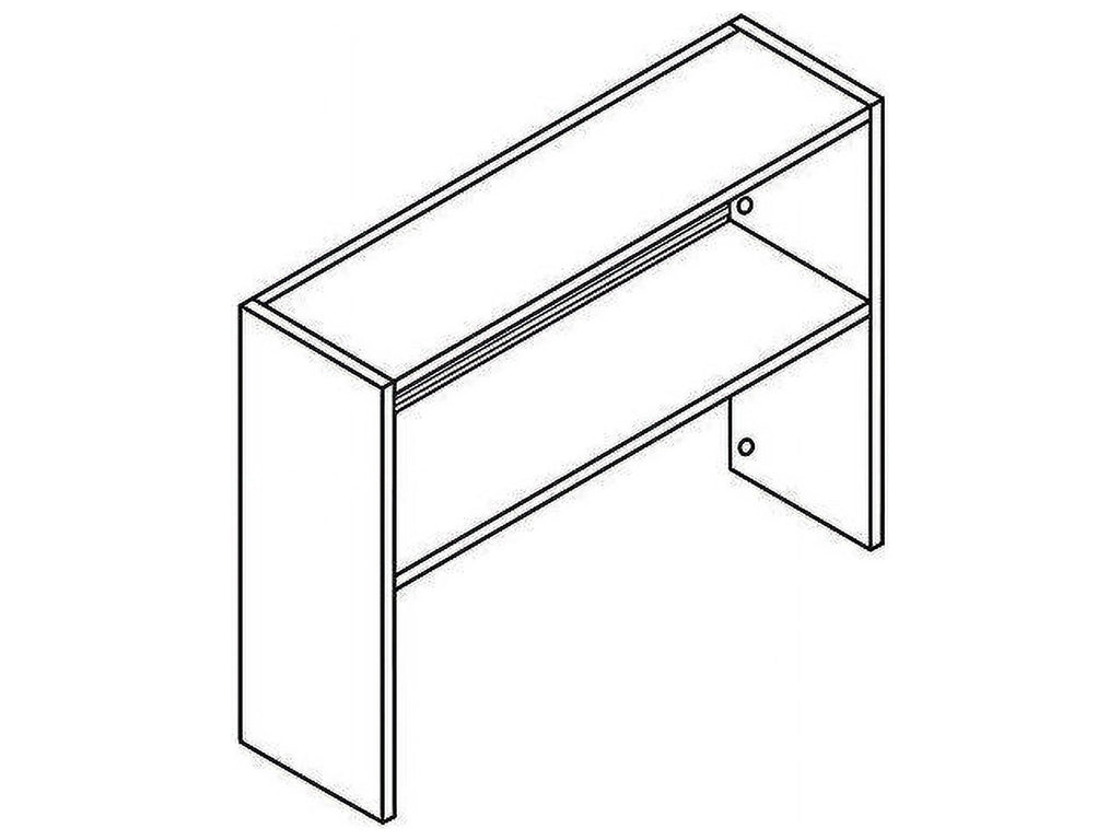 Open Shelf Hutch, Charcoal G383