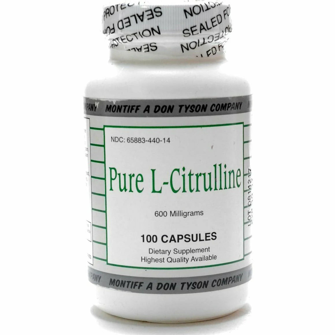 L-Citrulline 600 mg 100 Capsules W5419
