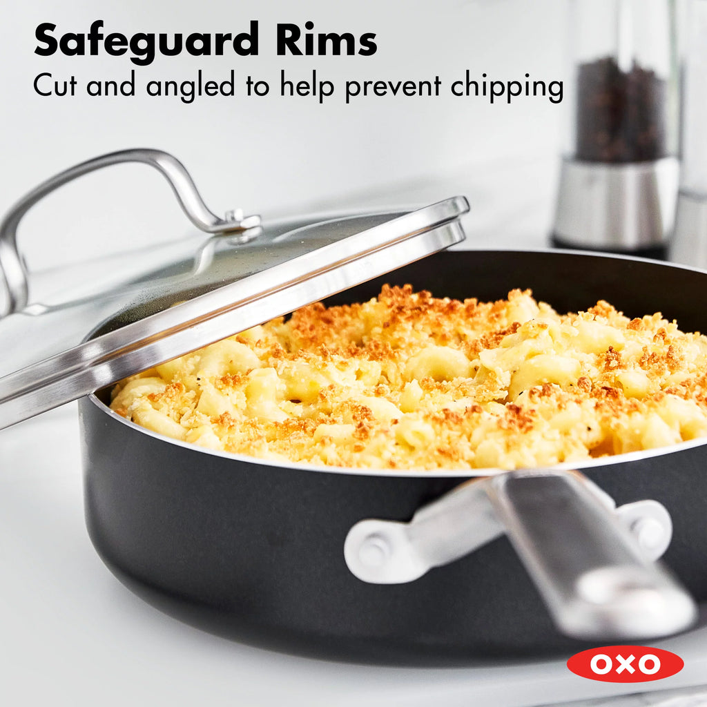 5QT Ceramic Non-Stick Sauté Pan with Lid E330
