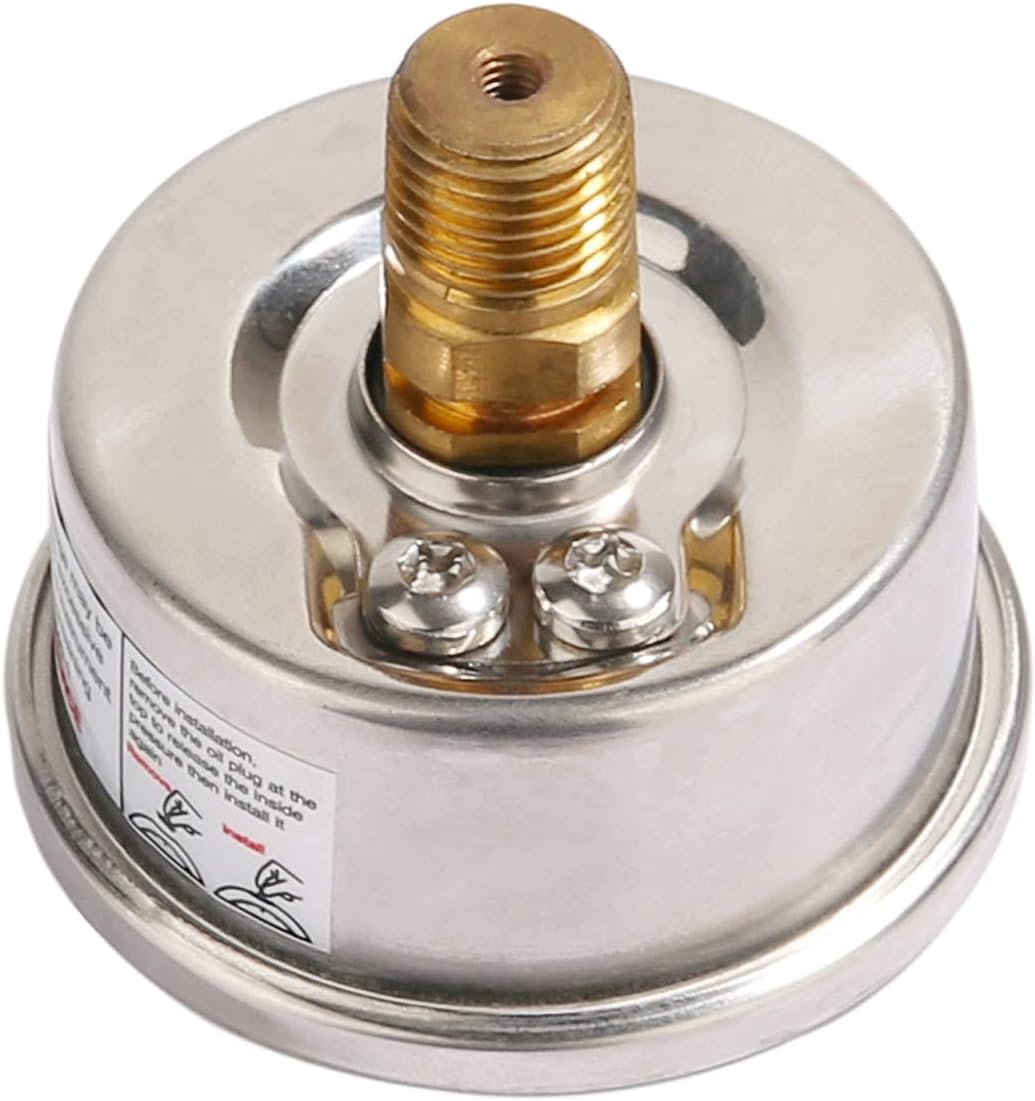 2 Dial Glycerine Filled Pool Filter Pressure Gauge S11119