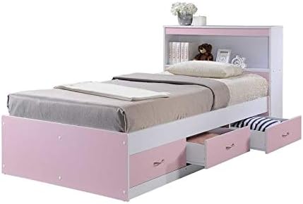 Twin Captain Storage Bed with 3 Drawers in Black S3320