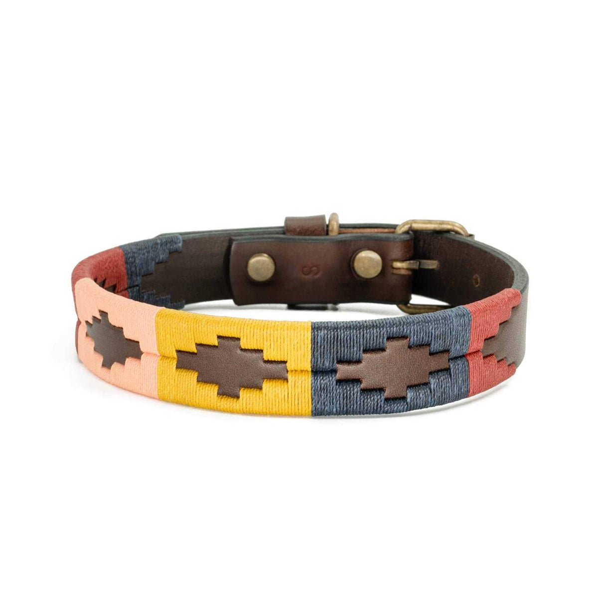 Leather Hand-Stitched Polo Dog Collar H512735