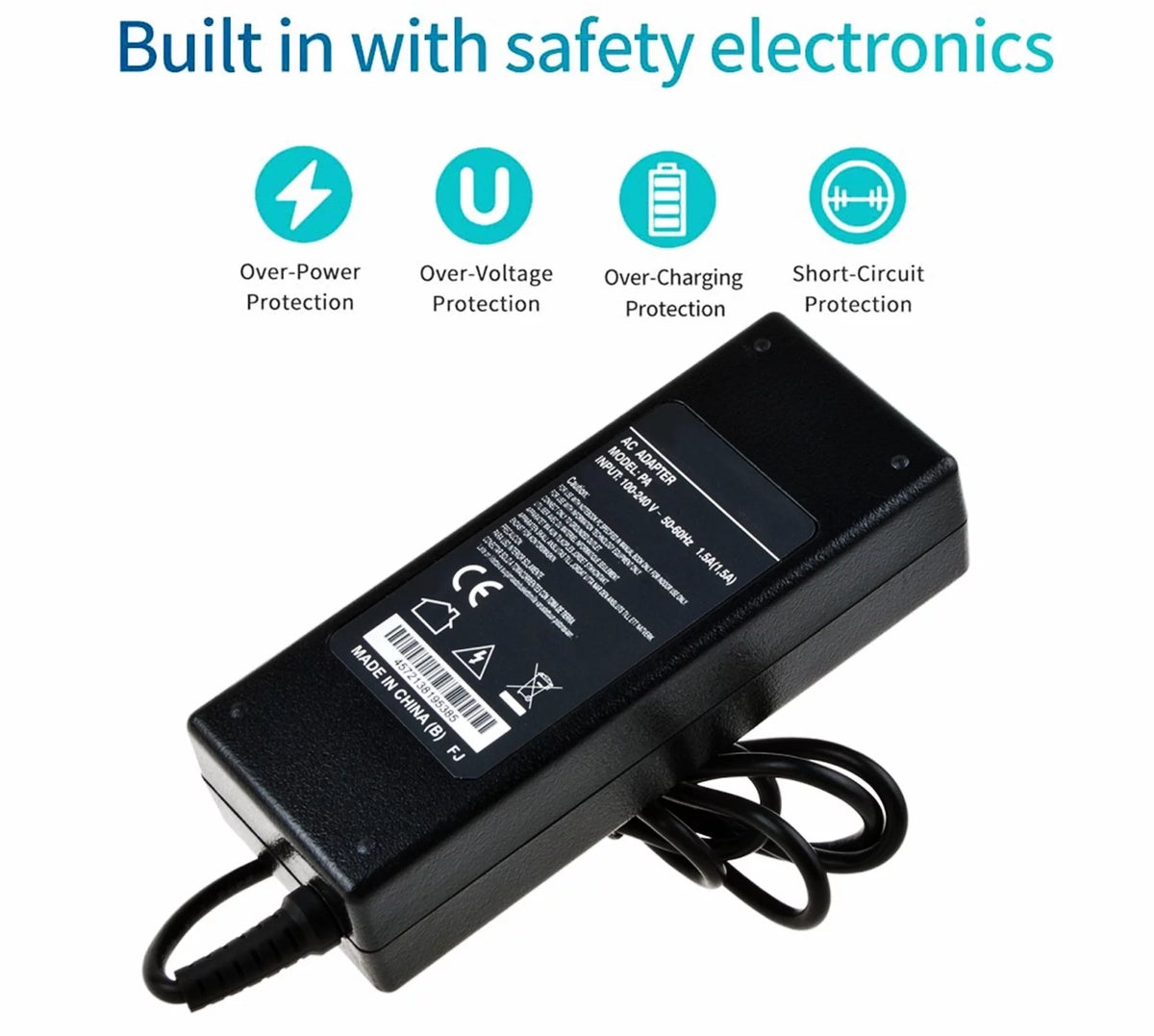 Compatible AC / DC Adapter Replacement for 19 Touchscreen LCD Monitor Power Z9131